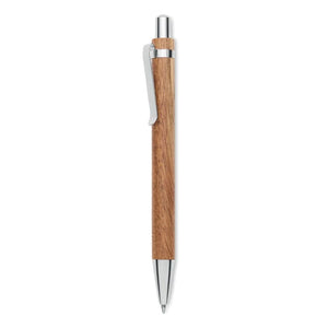 Penna a sfera in legno natural - personalizzabile con logo