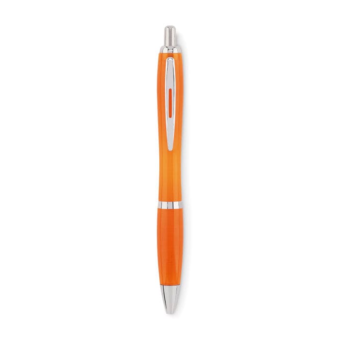 Penna a sfera in RPET Colore: arancione, azzurro, bianco, blu, grigio, rosso, verde €0.40 - MO6409-29