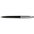 Penna a sfera Jotter in acciaio inox e plastica nero / Black refill - personalizzabile con logo