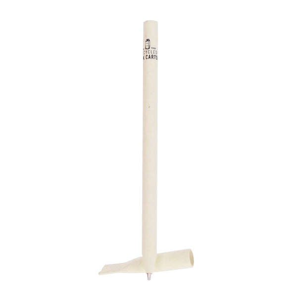 Penna a Sfera Kadan bianco - personalizzabile con logo