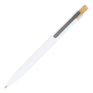 Penna a sfera Kalmar R-AL Bianco - personalizzabile con logo