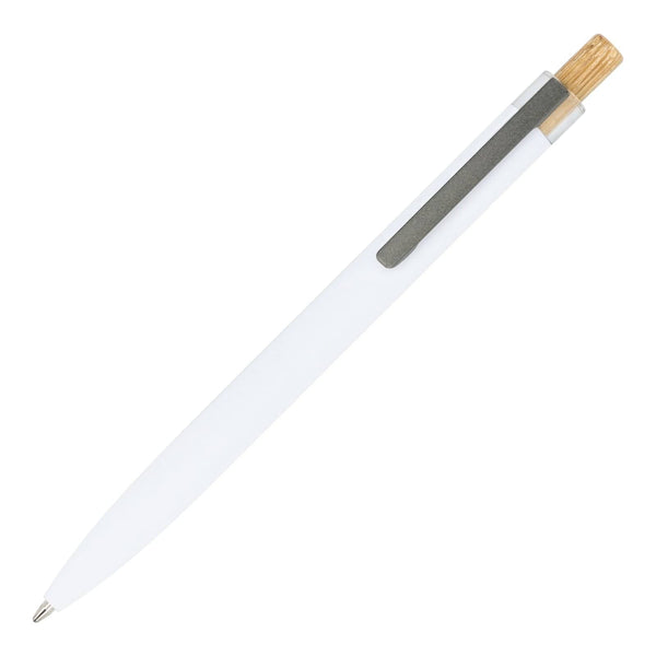 Penna a sfera Kalmar R-AL Bianco - personalizzabile con logo