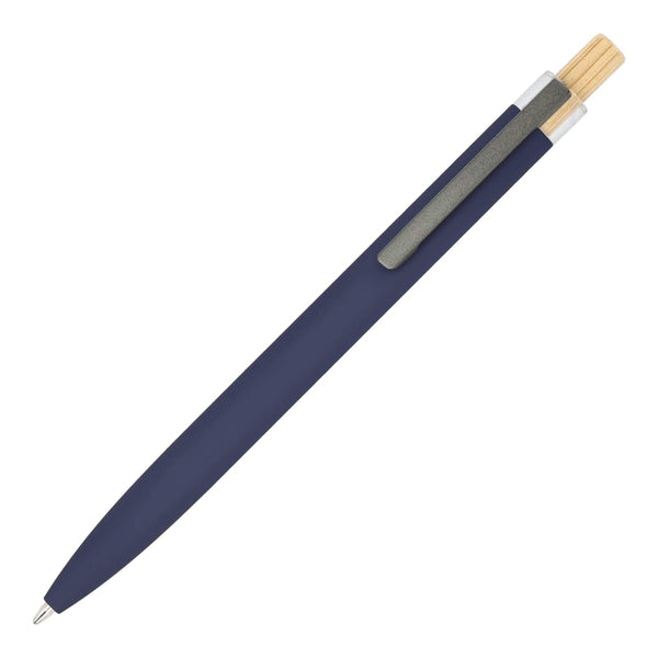 Penna a sfera Kalmar R-AL blu navy - personalizzabile con logo