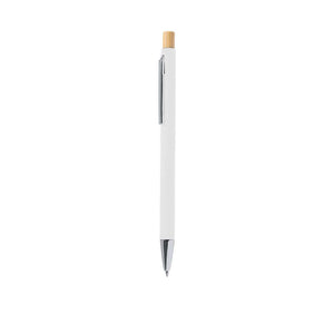 Penna a Sfera Kosif bianco - personalizzabile con logo