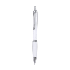 Penna a Sfera Lathem bianco - personalizzabile con logo