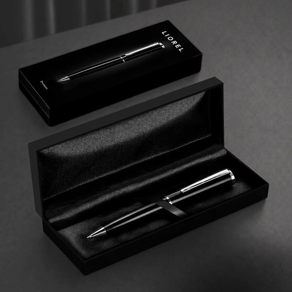 Penna a Sfera Liorel nero - personalizzabile con logo