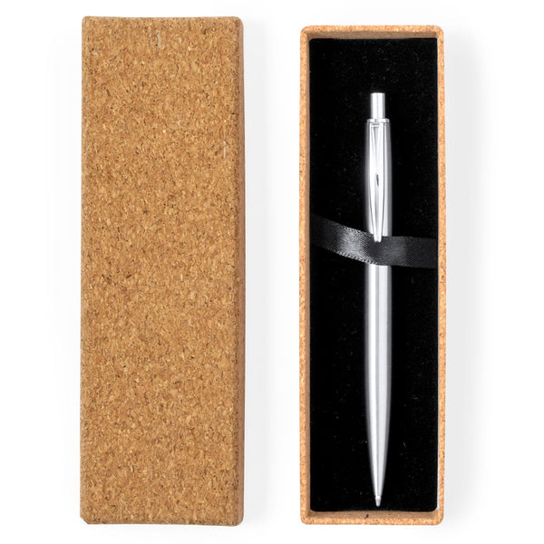 Penna a Sfera Lukonen color argento - personalizzabile con logo