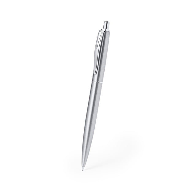 Penna a Sfera Lukonen color argento - personalizzabile con logo