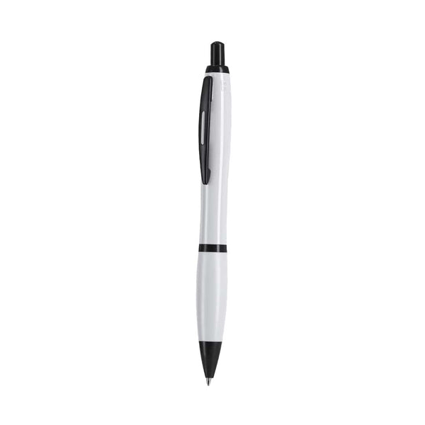 Penna a Sfera Maldy bianco - personalizzabile con logo