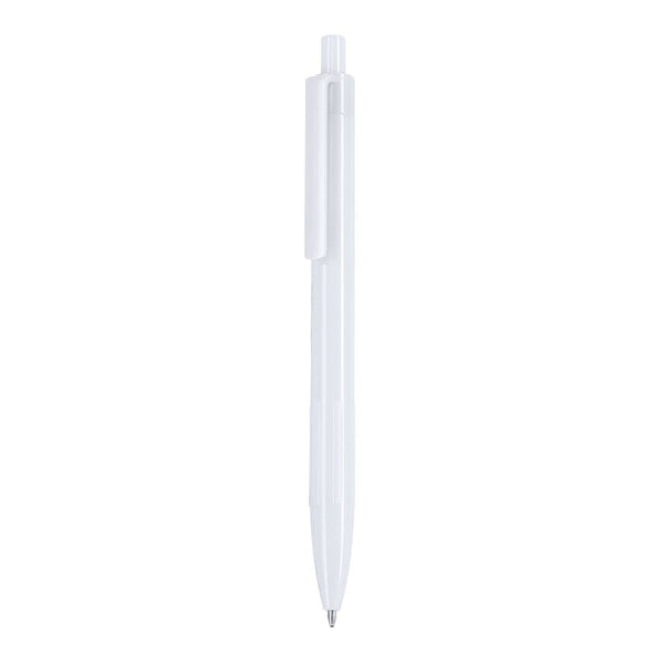 Penna a Sfera Marcy bianco - personalizzabile con logo