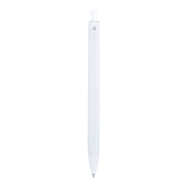 Penna a Sfera Maron bianco - personalizzabile con logo