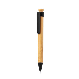 Penna a Sfera Melky nero - personalizzabile con logo