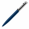 Penna a sfera metallo Seattle blu navy - personalizzabile con logo