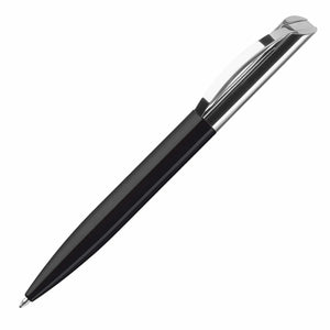 Penna a sfera metallo Seattle Nero - personalizzabile con logo