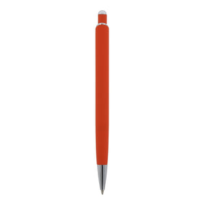 Penna a sfera Monaco in metallo gommato - personalizzabile con logo