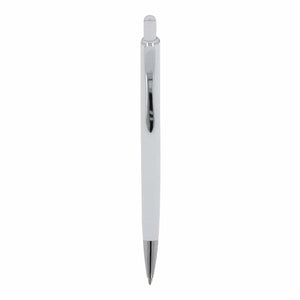 Penna a sfera Monaco in metallo gommato - personalizzabile con logo