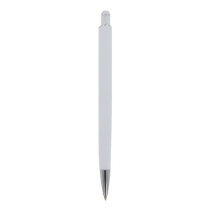 Penna a sfera Monaco in metallo gommato - personalizzabile con logo