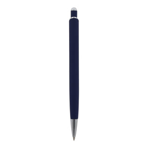 Penna a sfera Monaco in metallo gommato - personalizzabile con logo