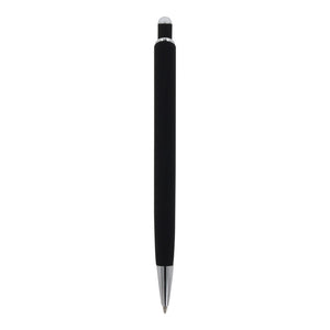 Penna a sfera Monaco in metallo gommato - personalizzabile con logo