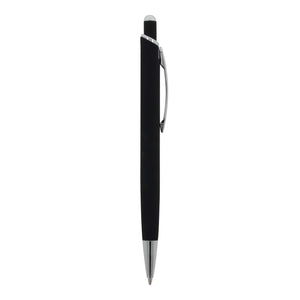 Penna a sfera Monaco in metallo gommato - personalizzabile con logo