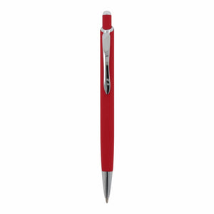 Penna a sfera Monaco in metallo gommato - personalizzabile con logo