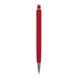 Penna a sfera Monaco in metallo gommato - personalizzabile con logo
