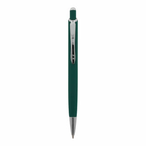 Penna a sfera Monaco in metallo gommato - personalizzabile con logo