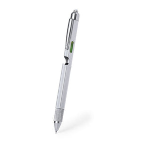 Penna a Sfera Multifunzione Tulix color argento - personalizzabile con logo