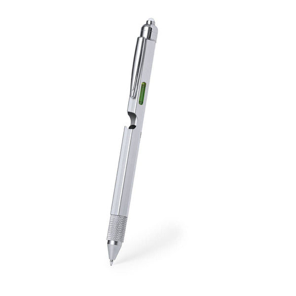 Penna a Sfera Multifunzione Tulix color argento - personalizzabile con logo