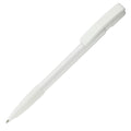 Penna a sfera Nash Grip hardcolour Bianco / bianco - personalizzabile con logo