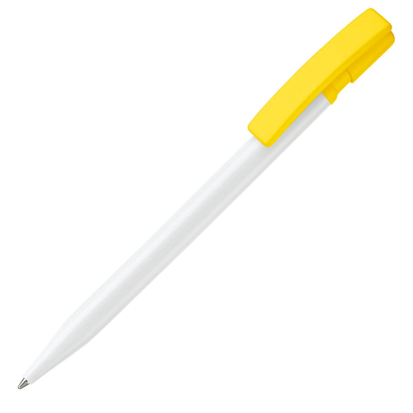 Penna a sfera Nash hardcolour Giallo - personalizzabile con logo