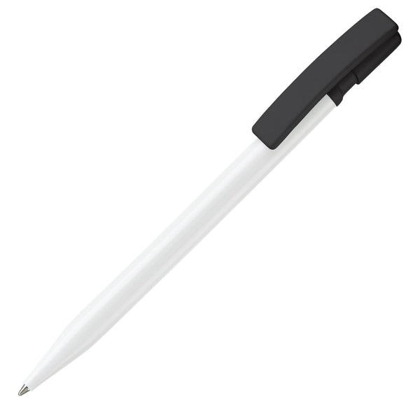 Penna a sfera Nash hardcolour nero - personalizzabile con logo