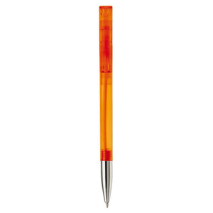 Penna a sfera Nash metal tip trasparente - personalizzabile con logo