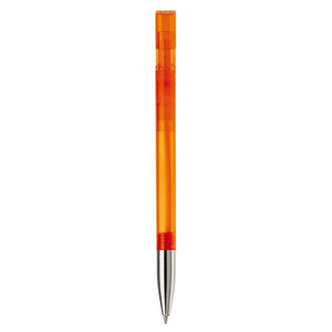 Penna a sfera Nash metal tip trasparente - personalizzabile con logo