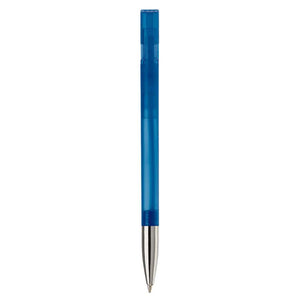 Penna a sfera Nash metal tip trasparente - personalizzabile con logo