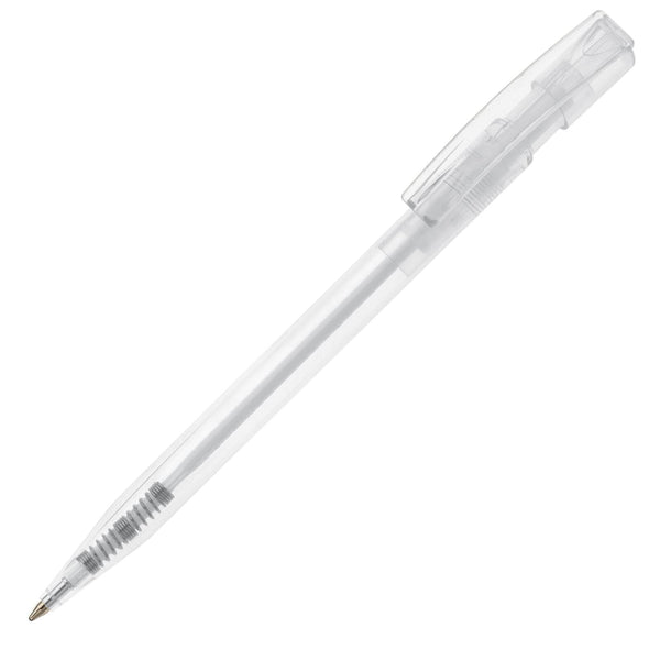 Penna a sfera Nash T bianco - personalizzabile con logo