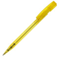 Penna a sfera Nash T giallo - personalizzabile con logo