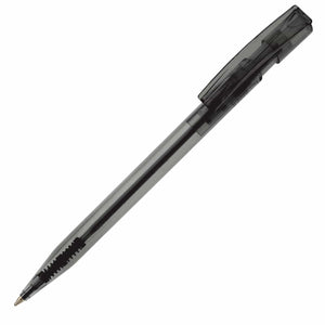 Penna a sfera Nash T nero - personalizzabile con logo