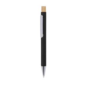 Penna a Sfera Neglyr nero - personalizzabile con logo