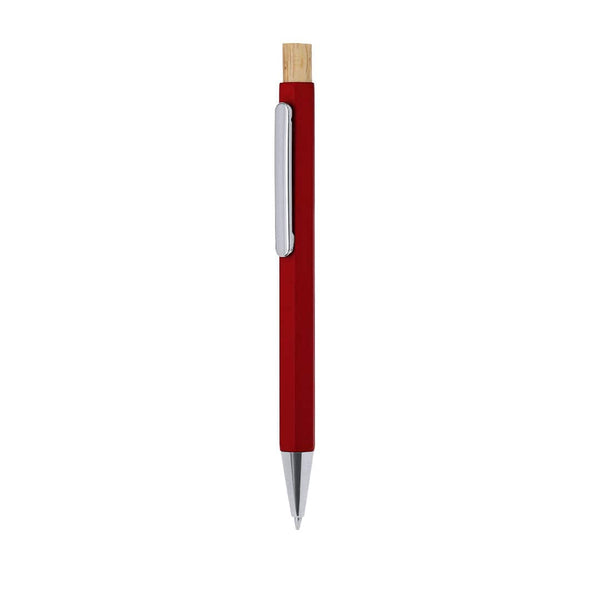 Penna a Sfera Neglyr rosso - personalizzabile con logo
