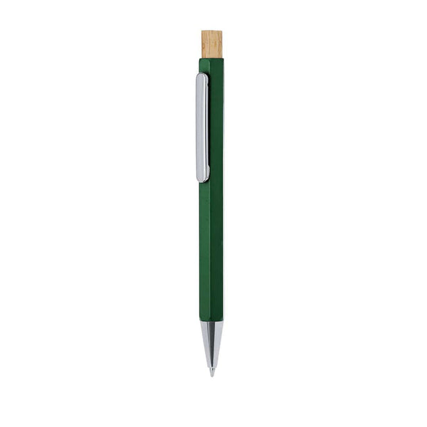 Penna a Sfera Neglyr verde - personalizzabile con logo