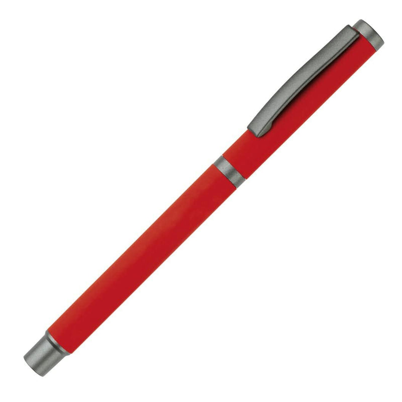 Penna a sfera New York in metallo Rosso - personalizzabile con logo