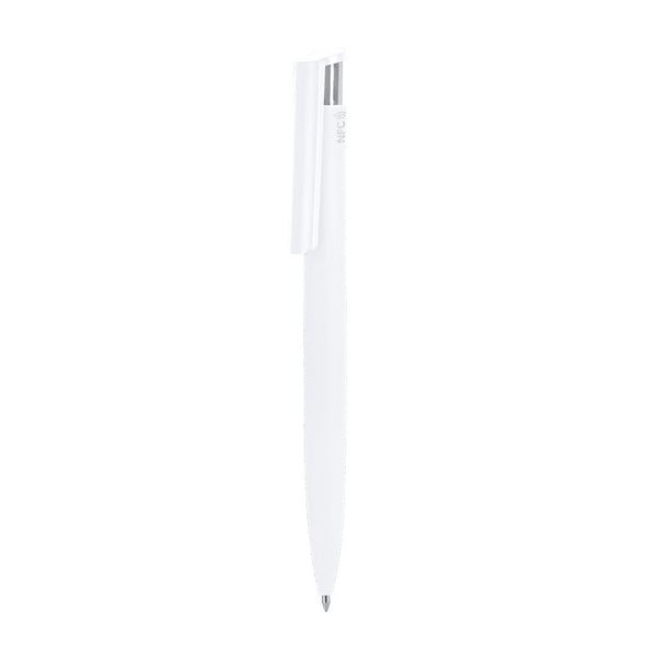 Penna a Sfera NFC Narys bianco - personalizzabile con logo