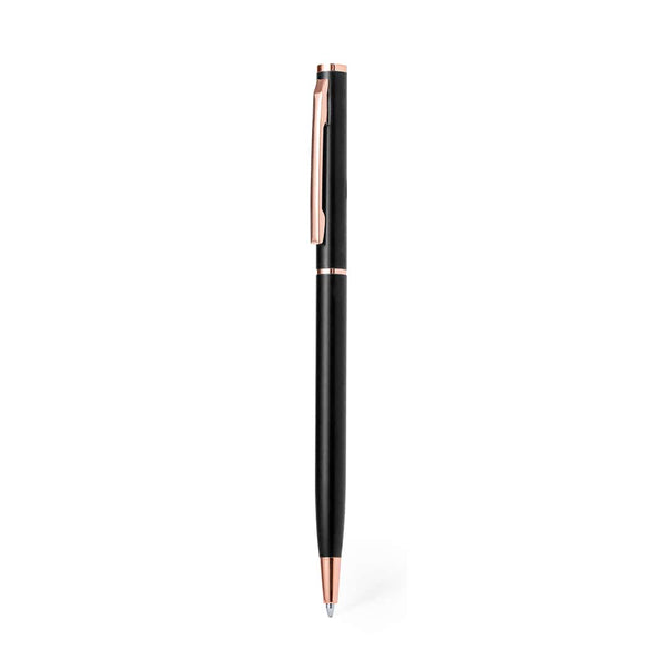 Penna a Sfera Noril nero - personalizzabile con logo