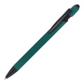 Penna a sfera Paris softtouch opaca R-AL verde - personalizzabile con logo