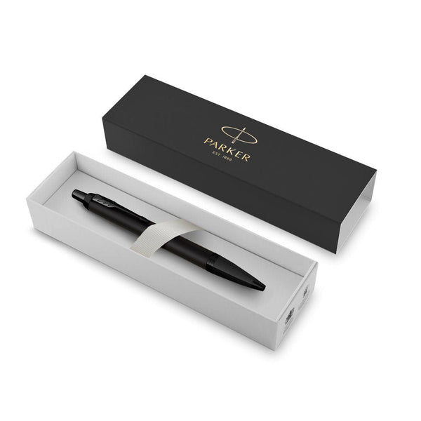 Penna a Sfera Parker IM Achromatic nero - personalizzabile con logo