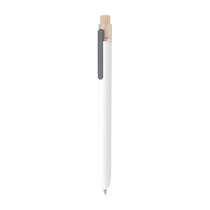 Penna a Sfera Pelnak bianco - personalizzabile con logo