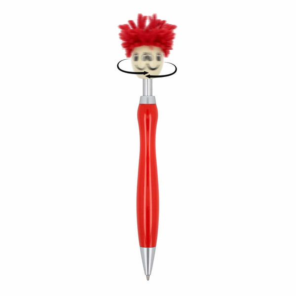 Penna a sfera pelosa - personalizzabile con logo