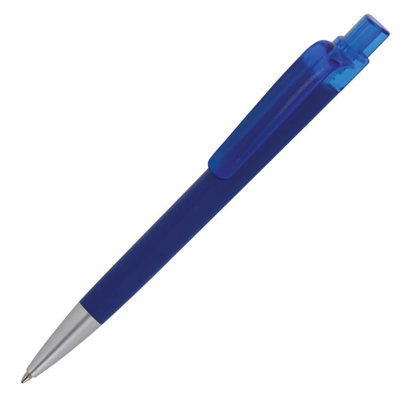 Penna a sfera Prisma blu navy - personalizzabile con logo