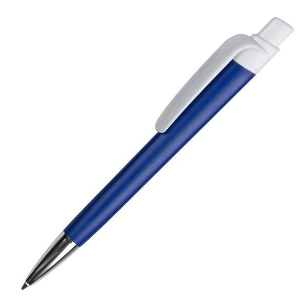 Penna a sfera Prisma NFC blu navy/Bianco - personalizzabile con logo
